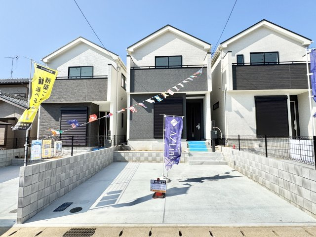 千葉市若葉区みつわ台1丁目　全３棟【現地販売会】の前面道路含む現地写真|7月27日撮影