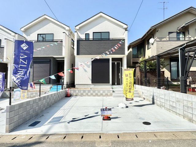 千葉市若葉区みつわ台1丁目　全３棟【現地販売会】の前面道路含む現地写真|7月27日撮影