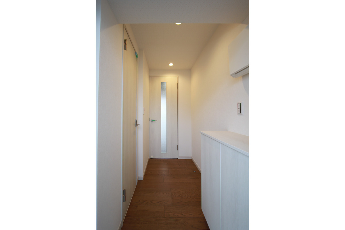 ガーデンハイツ石黒の玄関