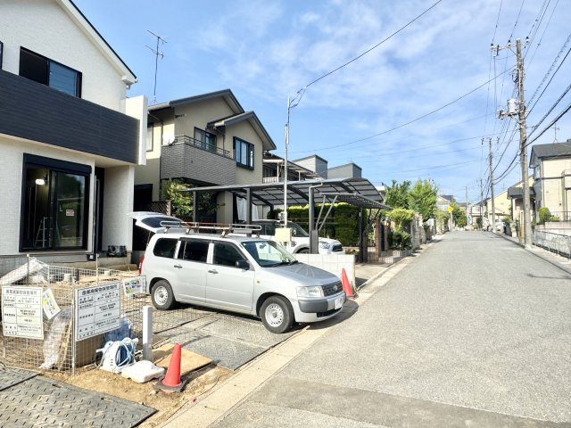 千葉市若葉区みつわ台1丁目　全３棟【現地販売会】の前面道路含む現地写真|7月27日撮影
