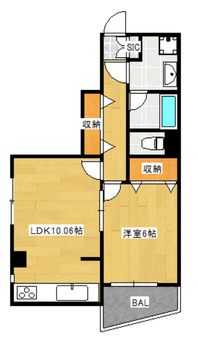フレグランス田端の間取り