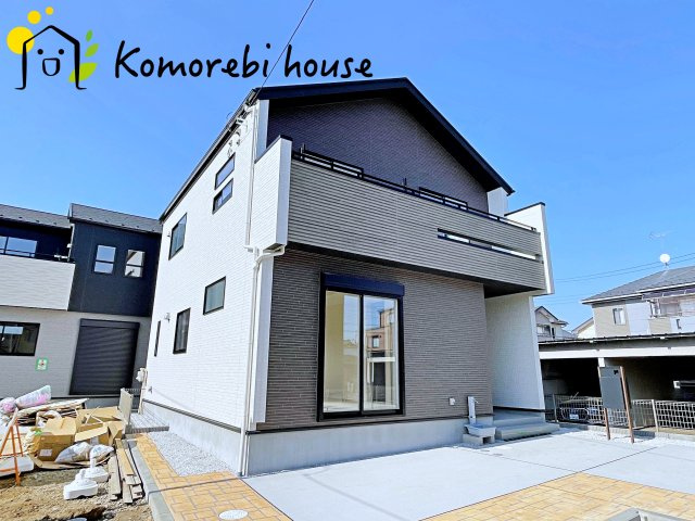 鴻巣市本町7丁目　新築一戸建て　ブルーミングガーデン　02の前面道路含む現地写真|撮影：'26/02/13