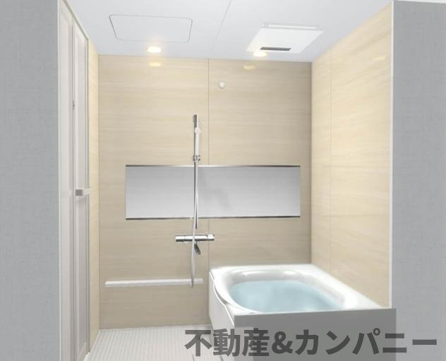 サーパス空港通の浴室|落ち着いた空間のお風呂です