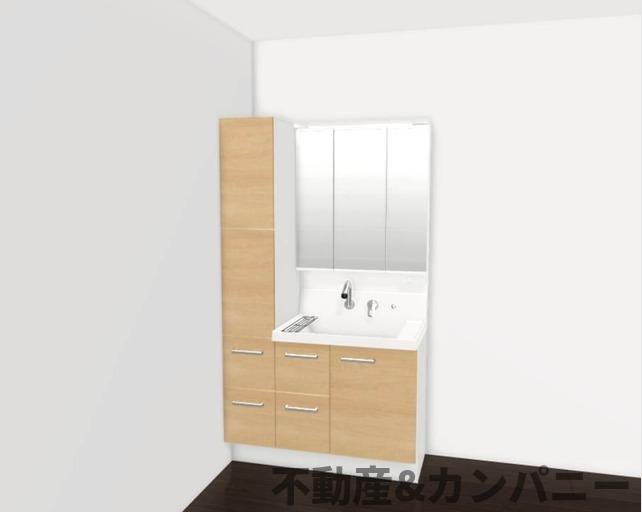 サーパス空港通の独立洗面台|独立洗面台で身支度をすべて済ませてしまいましょう