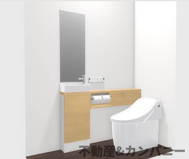 サーパス空港通のトイレ|落ち着いたトイレです