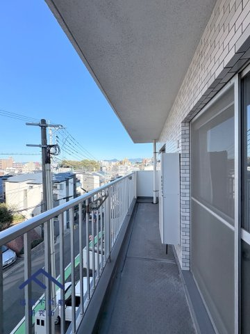 ライオンズマンション野間のバルコニー