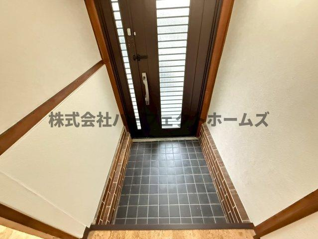 松丘町戸建　賃貸の玄関|玄関です