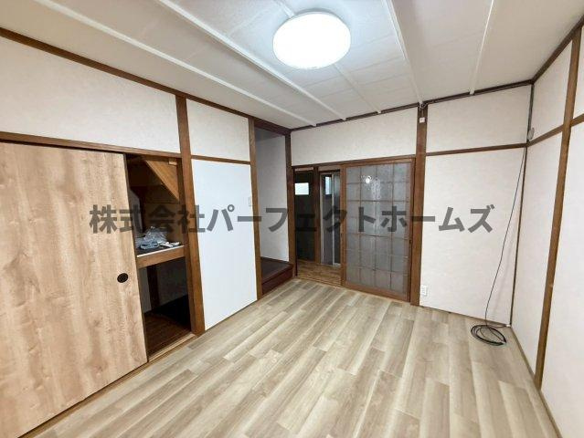 松丘町戸建　賃貸の居間・リビング|リビングです