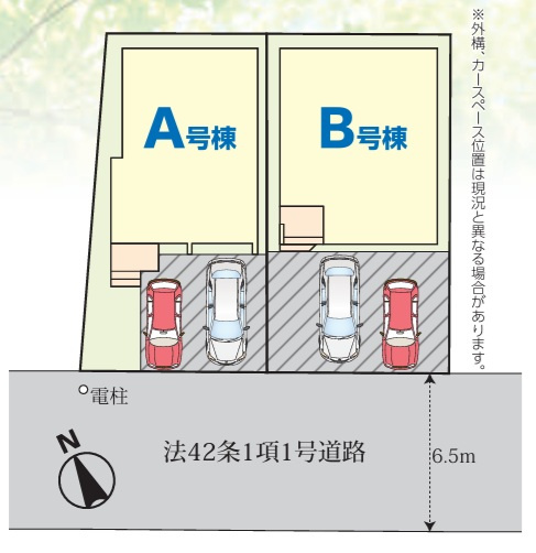 千葉市花見川区宮野木台４丁目２３３番の区画図