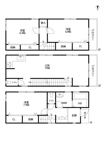 大阪市東成区大今里南5丁目の間取り
