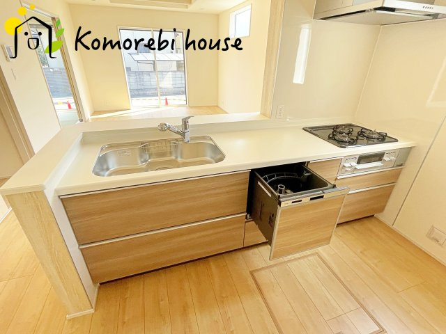 鴻巣市本町7丁目　新築一戸建て　ブルーミングガーデン　03のキッチン|キッチンです