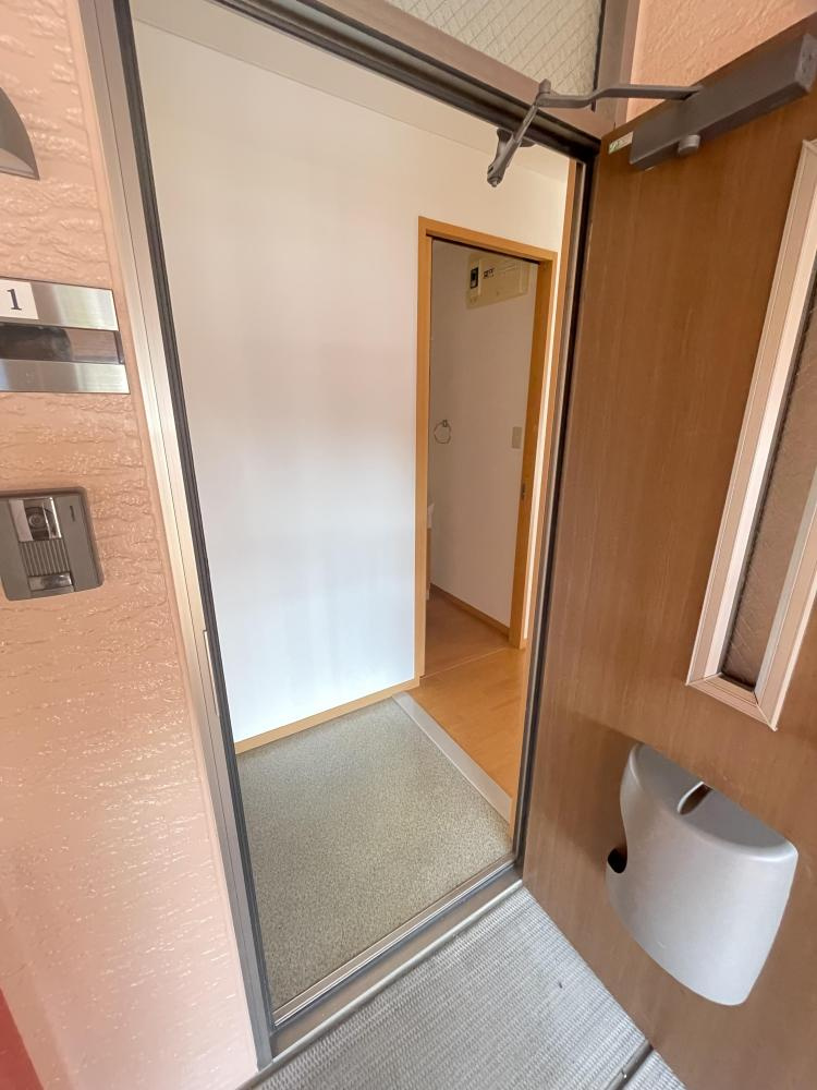 パナハイツヴィレッジBの玄関