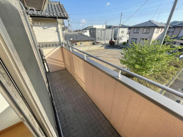 パナハイツヴィレッジBのバルコニー