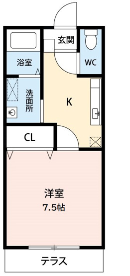 【間取り】 | シャトーリ幸田