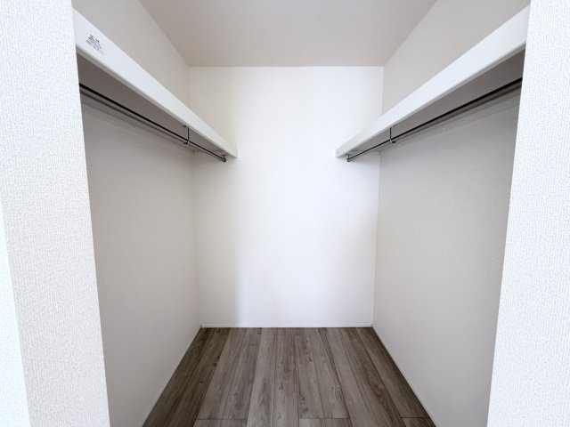 リナージュ前橋市朝倉町3丁目01期　１号棟（平屋）の収納|洋室１収納です：ウォークインクローゼットです。