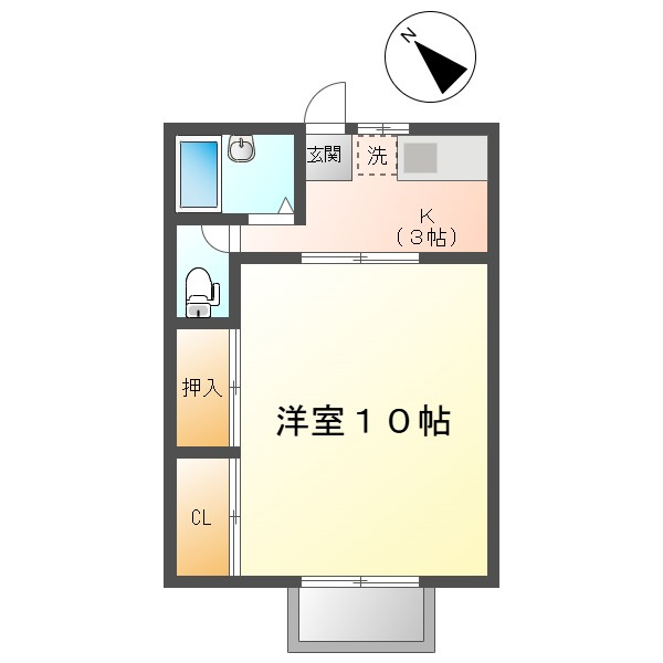 スカイハイツ宮地の間取り