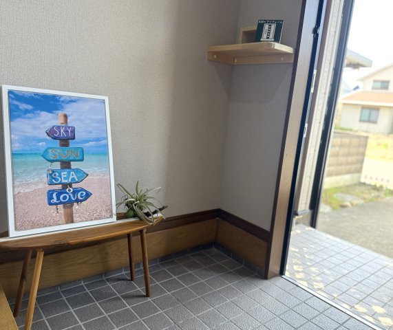 新潟市西蒲区升潟の玄関