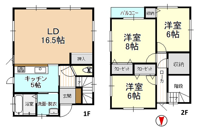 新潟市西蒲区升潟の間取り|※現況と間取図が異なる場合は現況を優先させていただきます