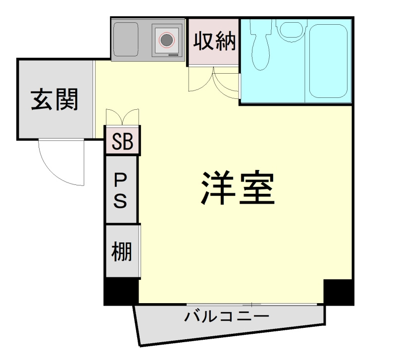 ジュネス六甲道の間取り