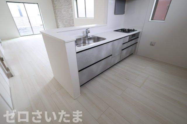 《仲介手数料無料》北区吉野町１丁目390-16新築一戸建てグラファーレのキッチン
