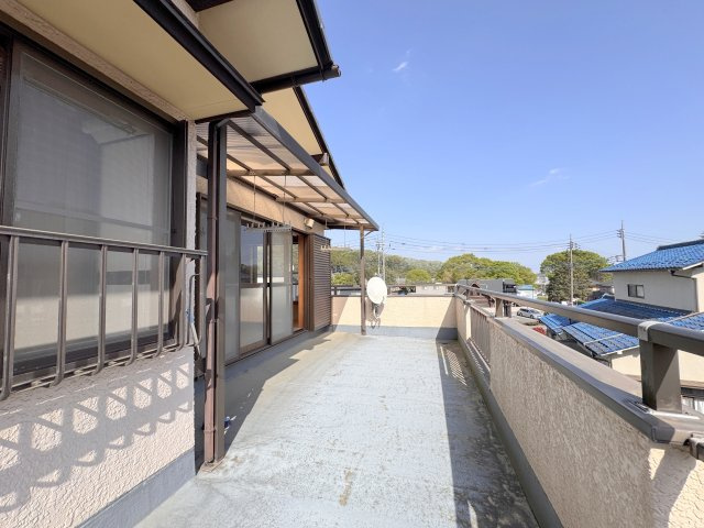 美山町戸建のバルコニー