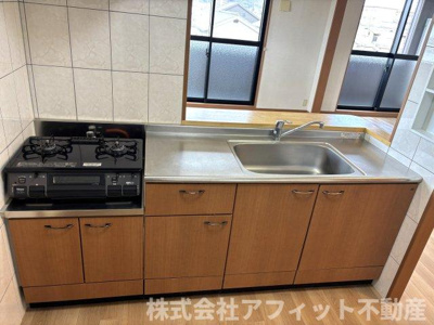 【キッチン】 | 愛瑠 | 2口ガスコンロ