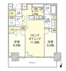 パークタワー西新宿の間取り