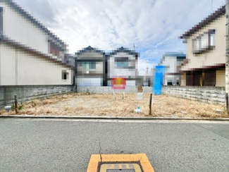 【外観】 | 磯上町５丁目　売土地 | 土地間口約10.8ｍ！幅広い間口は、家全体の印象を大きく良くし、高級感を演出しますよ♪