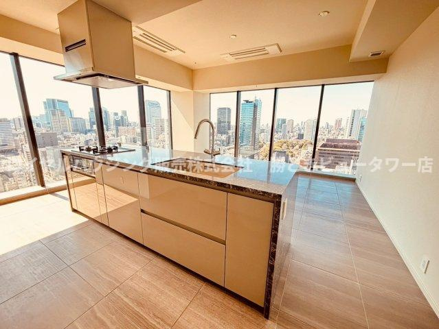 眺望のとても良いリビングです