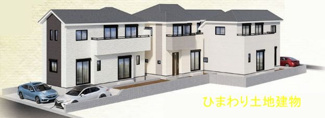 【外観パース】 | 大和市福田8丁目 C号棟 | イメージパースです。実際とは異なる場合があります。