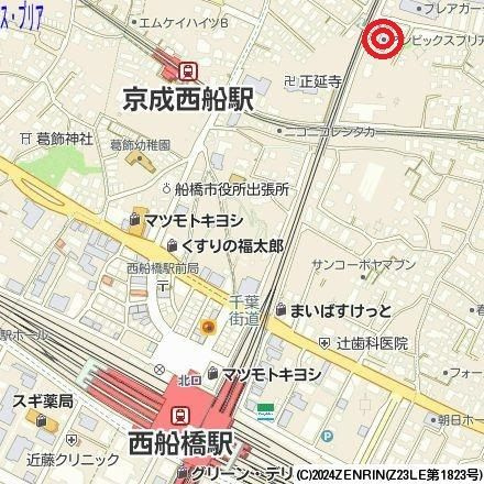 FORESTA西船橋の地図