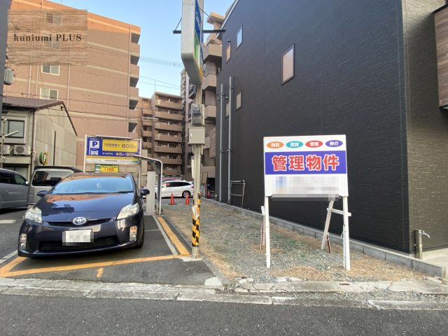 大阪市東成区中道3丁目の前面道路含む現地写真