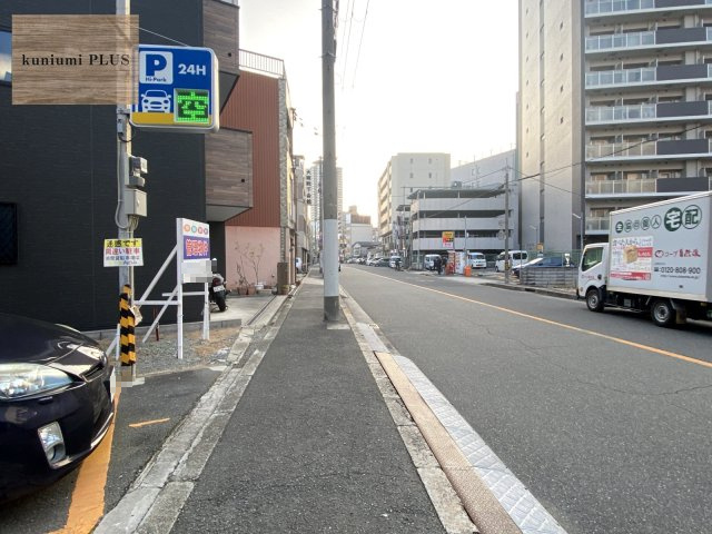 大阪市東成区中道3丁目の前面道路含む現地写真