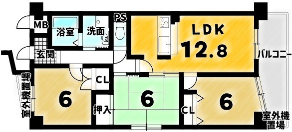 アルモード京都高辻の間取り