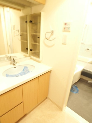 【洗面所】 | 新品家具付きマンション市谷本村町17(KaGood東京)