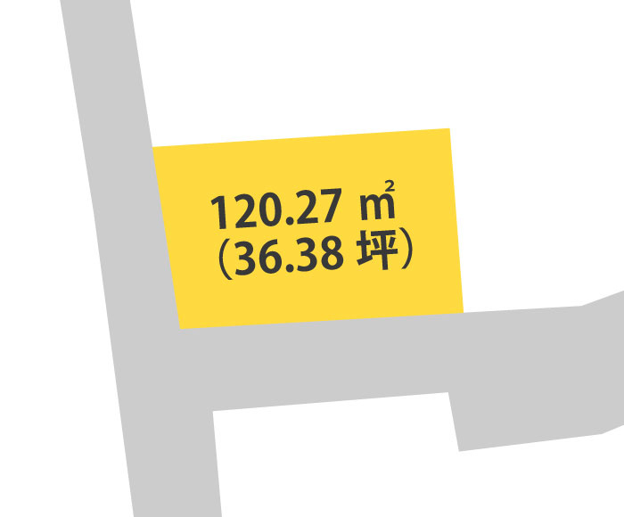 和歌山市岩橋・土地・56965の区画図