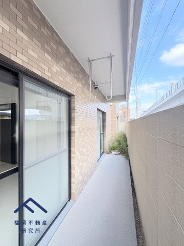 エクレール片江のバルコニー