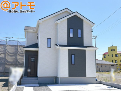 【外観】 | 焼津市石津　新築戸建　全1棟 | どっしりとした外観は安心感のあるマイホームを実感できますね♪