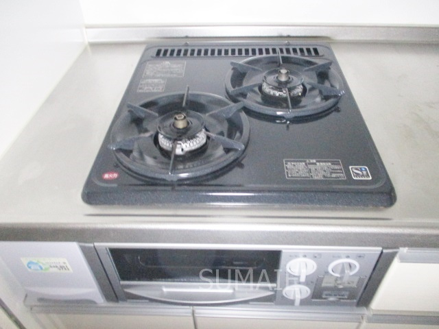 シャーメゾン川口Ｂのキッチン|ガスコンロ２口☆