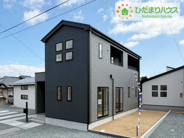 郡山市田村町金屋字宝蔵　新築戸建　1号棟の外観|是非一度、ご家族そろってご内覧ください♪