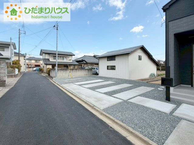 郡山市田村町金屋字宝蔵　新築戸建　1号棟の前面道路含む現地写真|今から見たいも大歓迎！お気軽にお問い合わせください☆彡