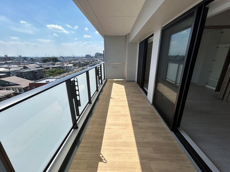 トラープランド蒼麗館のバルコニー