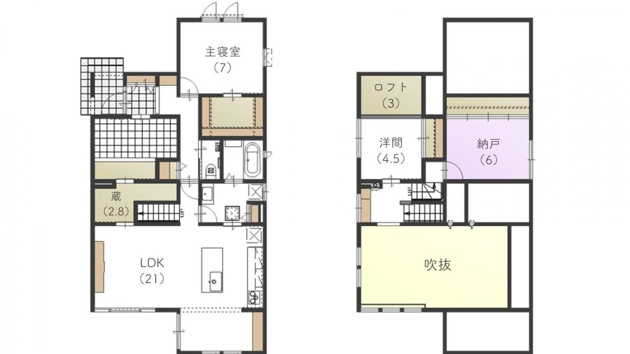 【間取り】 | 伊東市川奈　戸建