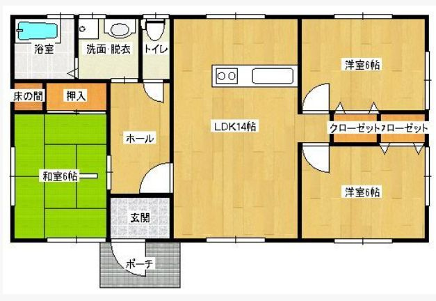 【間取り】 | 白銀ハイツ