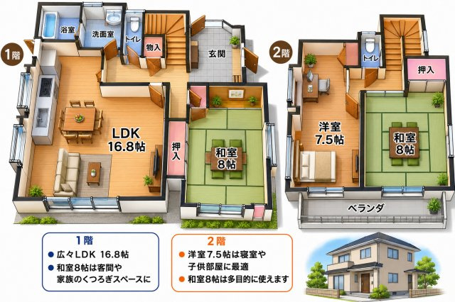【間取り】 | リフォーム住宅 | どのニーズにも対応できる3LDKとなっております♪
リフォームの相談も遠慮なくお申し付けください！