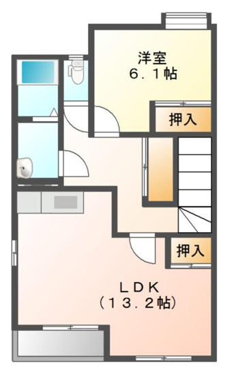【間取り】 | オーガスタＡ