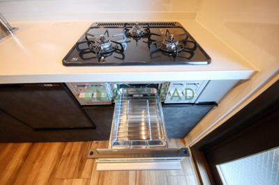 【キッチン】 | サンマンション青葉台ガーデン | 魚焼きグリル付きガスコンロ