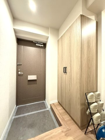 北31条パークマンションの玄関