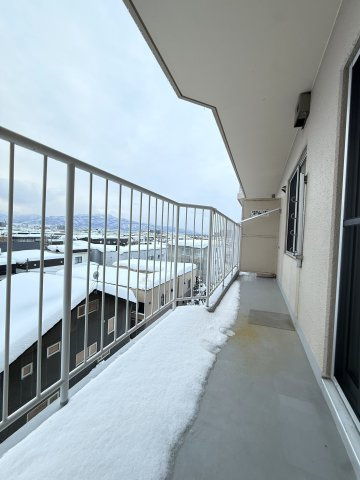 北31条パークマンションのバルコニー