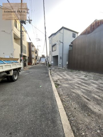 大阪市東成区玉津3丁目の前面道路含む現地写真